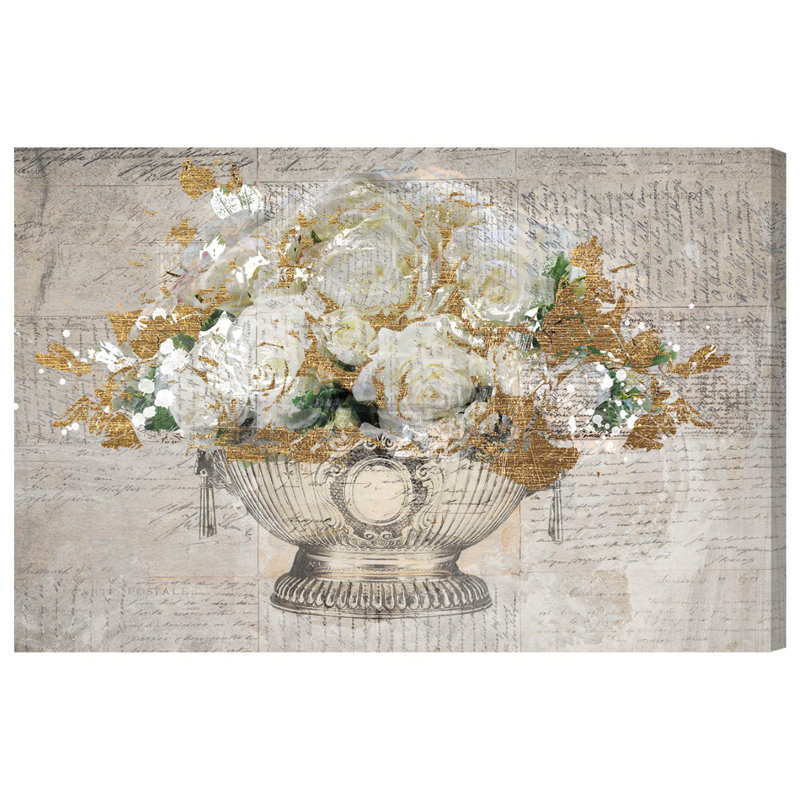« Monaco Rose Ball », impression sur toile tendue, H 30 po x l 45 po x P 1,5 po