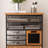 44 Inch Tall Multi-Drawer Vintage Cabinet, Industrial Style Metal Cabinet
