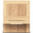 Moduluxe 24'' W Solid Wood Nightstand-657971318-657971322