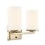 Meuble-lavabo 2 lumières Verlana 14 po - Or moderne-990695596-990697301-990697302