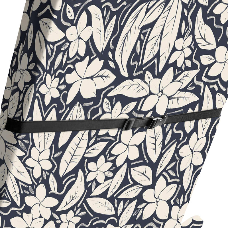 Blossom Garden Back/Seat Pad, Blue Floral