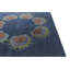 Tapis carré bleu marine Iverson