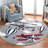 Haveman Light Gray/Red Area Rug-317981045