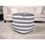 Pouf en tissu fabriqué à la main Lani