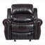 Fauteuil inclinable oscillant standard en similicuir de 43,25 po de largeur