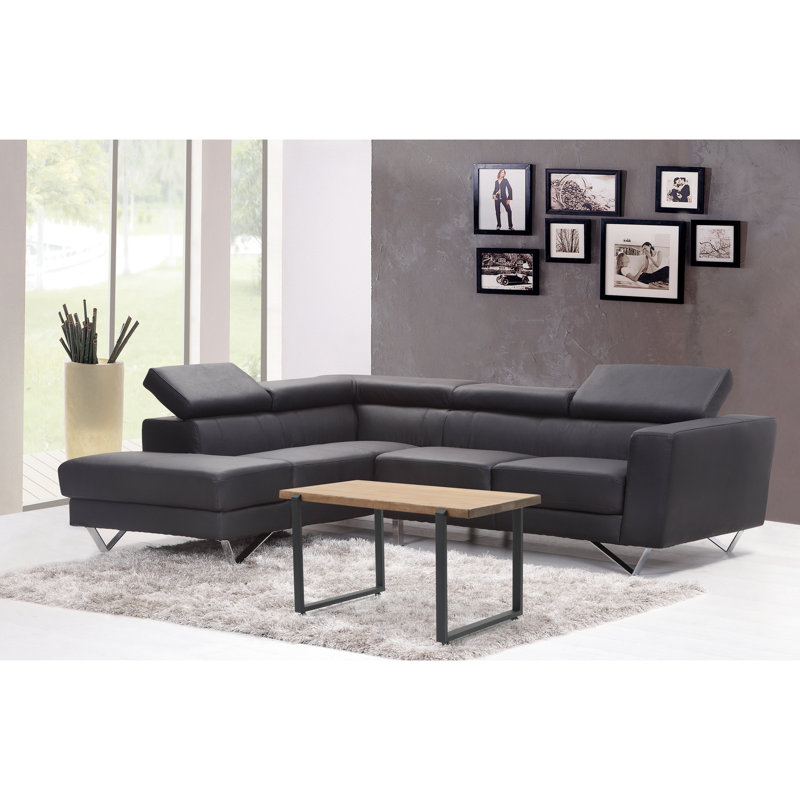 Table basse rustique en bois massif, 101,6 cm x 54,1 cm, couleur noyer, pour salon, 99 cm de longueur, finition