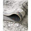 Tapis lavable à profil bas avec envers antidérapant et bordure durable, tapis rétro pour le salon, la chambre à coucher