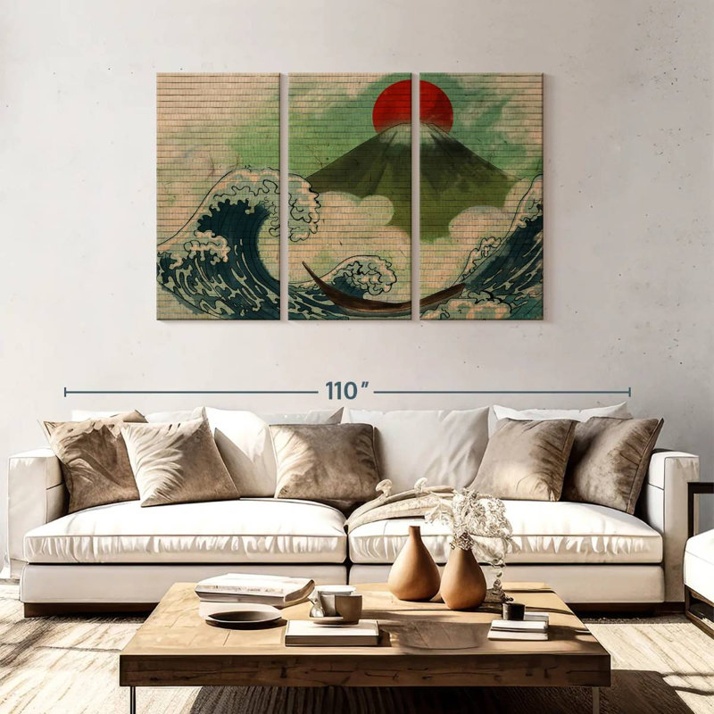 Alvord Mont Fuji Sunrise, H 48 po x l 74 po