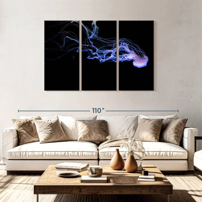 Atlantic Sea Nettle, 48" H x 74" W