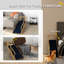 Rampe d'escalier en bois pour chien avec 4 hauteurs réglables et tapis antidérapant pliable pour une utilisation simple