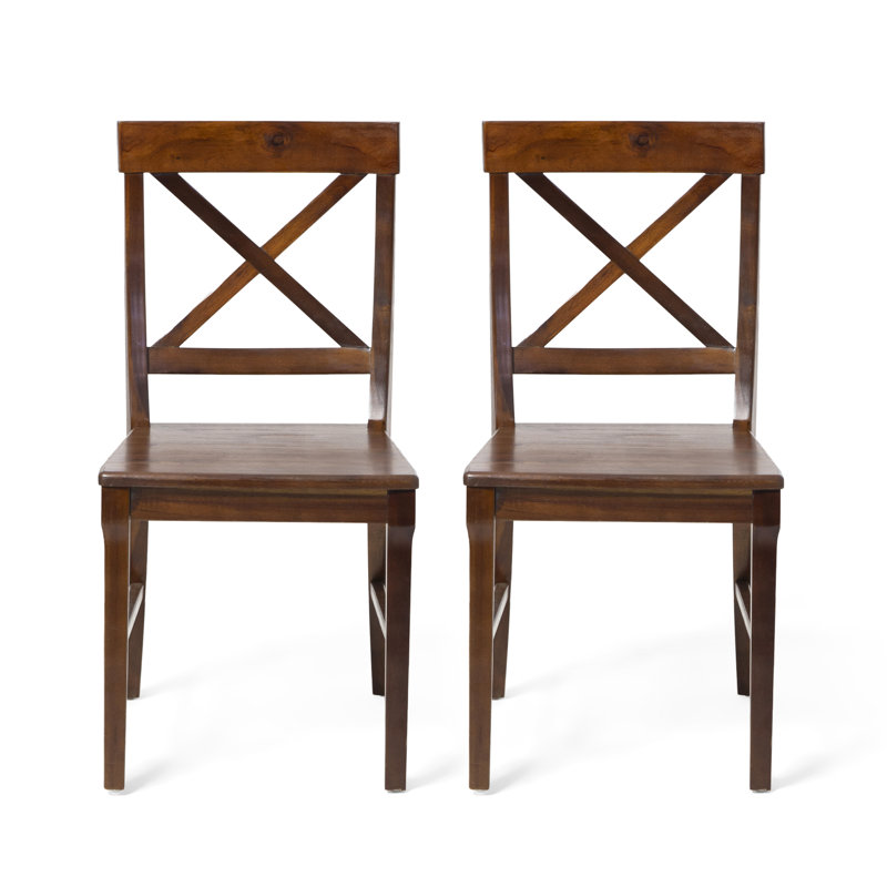 Mehaffey 18 " H Solid Wood Side Chair