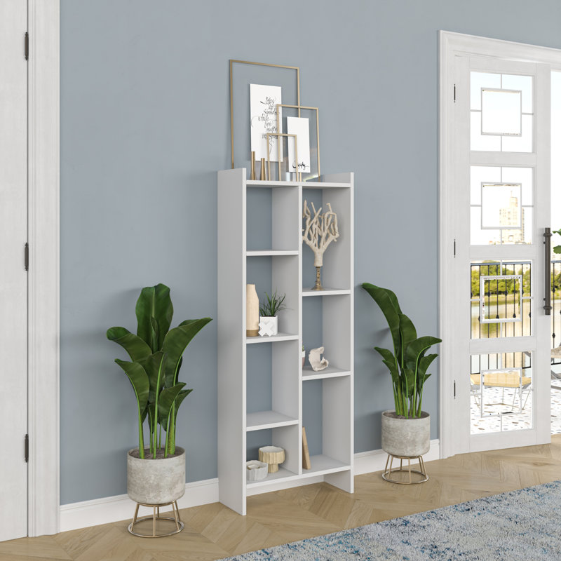 Gjylnaze Bookcase, White