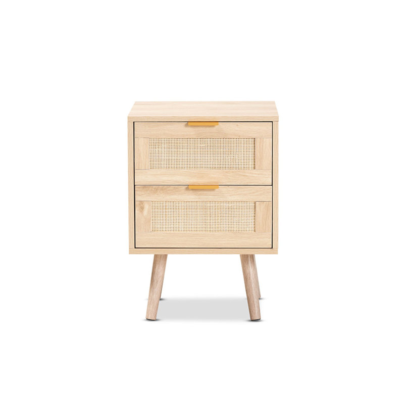 Table de chevet 2 tiroirs Behiye