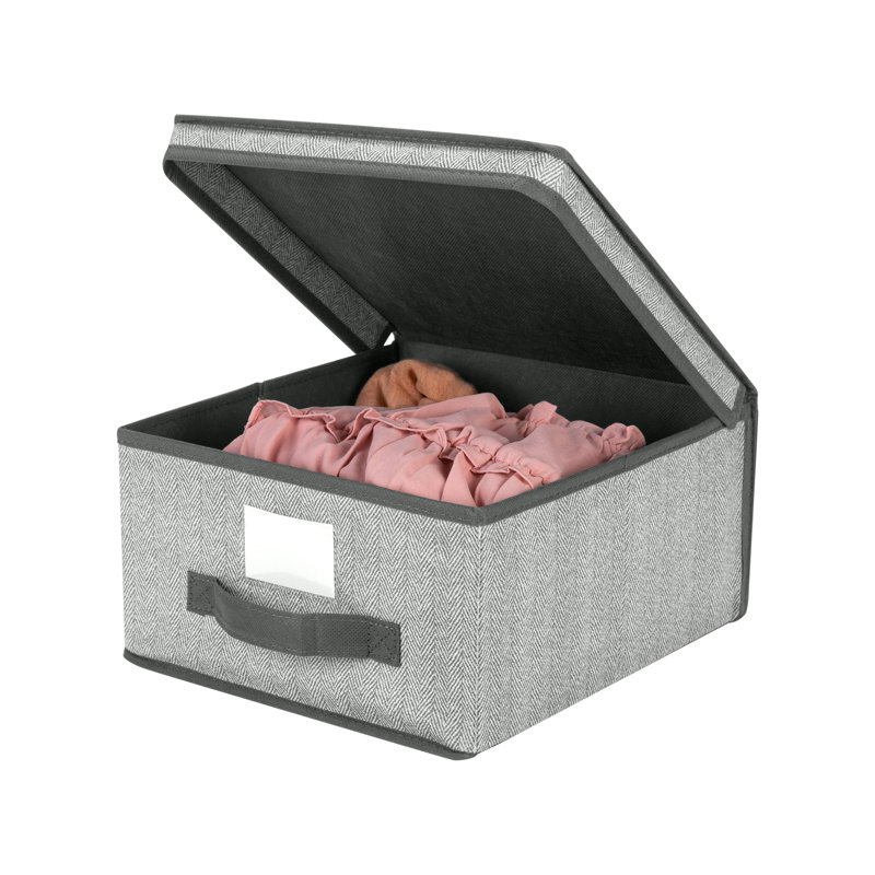 Simplify Fabric Bin, 6.3" H x 11.81" W x 11.81" D