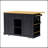 53-Inch Large Kitchen Island with Drop Leaf, Power Outlet, and Spacious Storage on 5 Wheels, Perfect for Modern Kitchens and Dining Rooms-1097477286