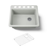 Riverby® 25" x 22" x 9.526" Undermount Kitchen Sink