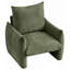 Chaise d'appoint moderne en chenille, canapé simple surdimensionné de 34,3 po avec coussin moelleux, fauteuil de lecture rembourré doux pour le salon, le petit espace et la chambre à coucher-1909259072-1909259132