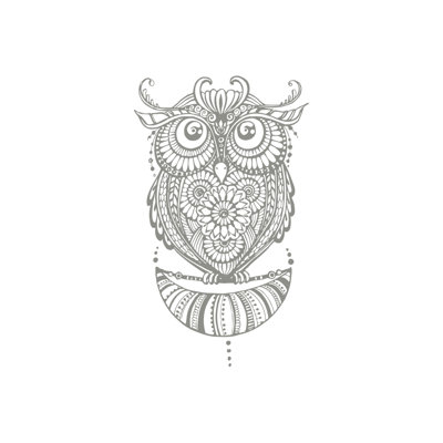 Décalcomanie murale hibou Shelia