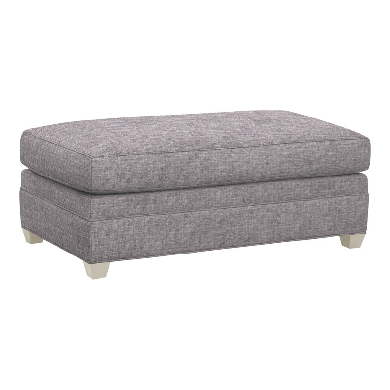 Repose-pieds American Bungalow Nicholas, Chenille nomade ardoise Crypton®, Wrenn