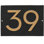 Floating 1-Line Wall Address Plaque