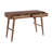 Sedona Cane 45" Semi-Assembled Writing Desk with USB & AC Outlets, Walnut-121601053