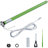 ALEKO Motorized Retractable Outdoor Awning with White Frame-111027052-111027269