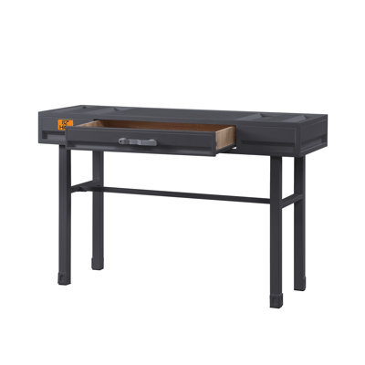 Aaden Metal Vanity Desk with Drawer