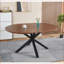 Table basse extensible en MDF avec pieds en métal - peu encombrante pour la salle à manger / bureau, l'écurie Facile à assembler
