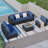  Distefano 7-Piece Outdoor Patio Seating Group with Cushions-2130719351