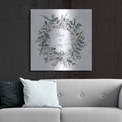 «Modern Farmhouse VII» par Anne Tavoletti, art mural en métal
