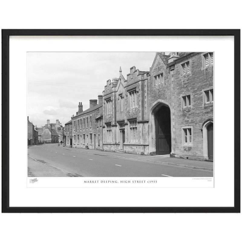 Market Deeping, High Street C1955 - Single Picture Frame Print, 43.5cm H x 53.4cm W x 2.3cm D