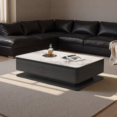 Modern Coffee Table with Sintered Stone Top