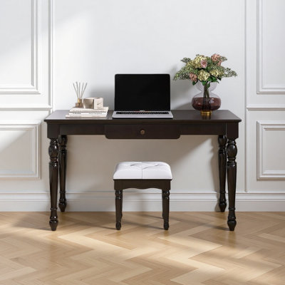 Elegant and durable black modern office desk
