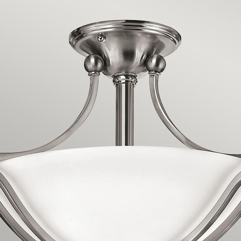 Fido Glass Semi Flush Mount