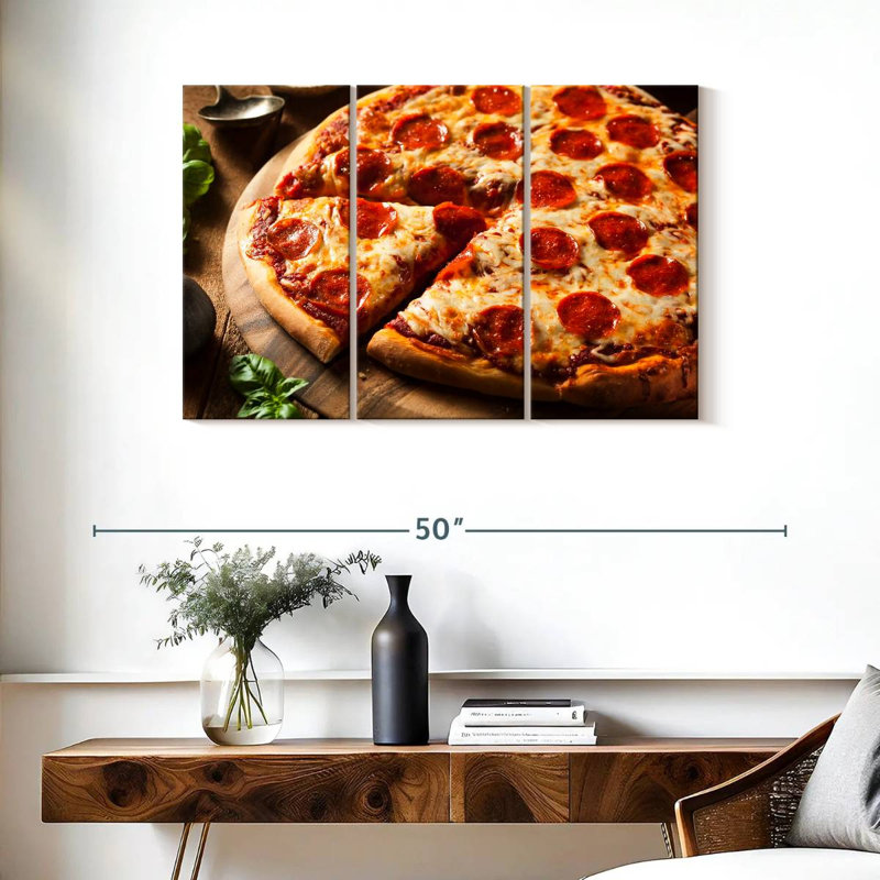 Yerlin, pizza Pepperoni fraîche, H 24 po x l 38 po