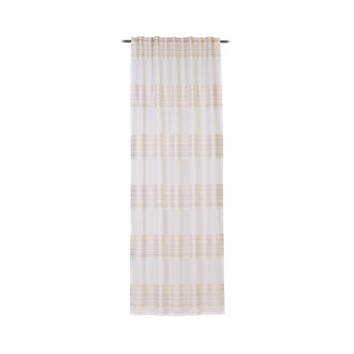 Henefer Semi Sheer Curtain Single Panel