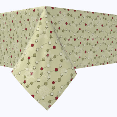 Emilyanne  Rectangular Tablecloth, 100% Cotton, Holiday Winter Pattern