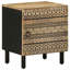 Lanare 40cm W Solid Wood Bedside Table