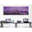 Cityscape panoramique avec horizon panoramique seattle, reproduction de photo sur toile en mauve-165722673-222063077