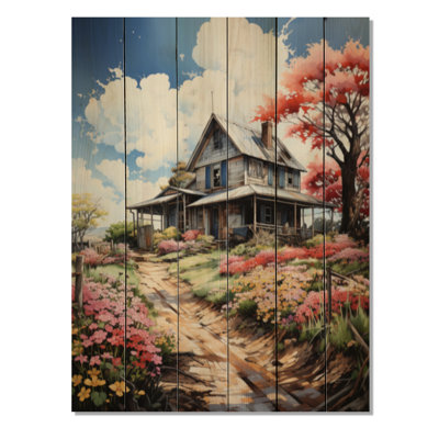 " Farmhouse Memories Pointillism "