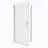 1 3/8" adjustment,universal pivot shower door, open outside, with 1/4" tempered glass-112636517
