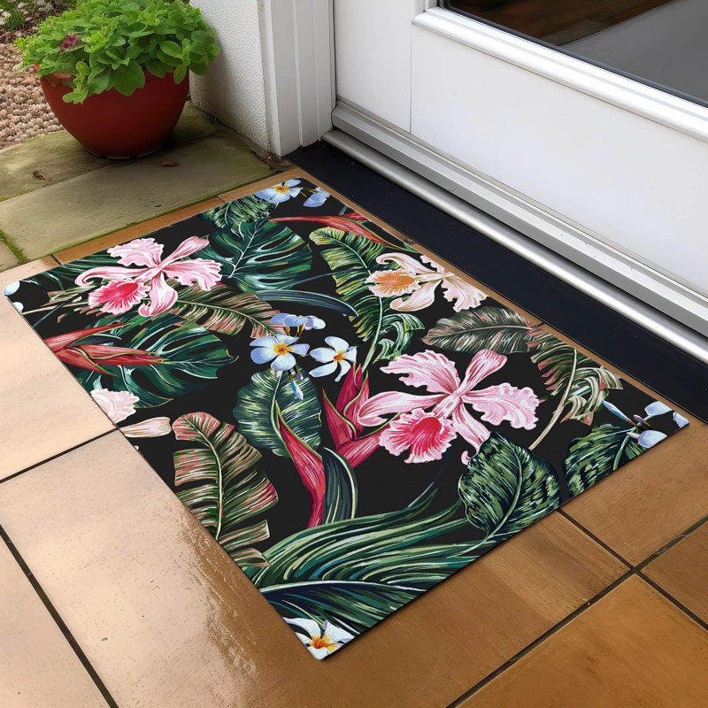 Tapis intérieur / extérieur Braggs, Rectangle 1 pi 8 po x 2 pi 6 po