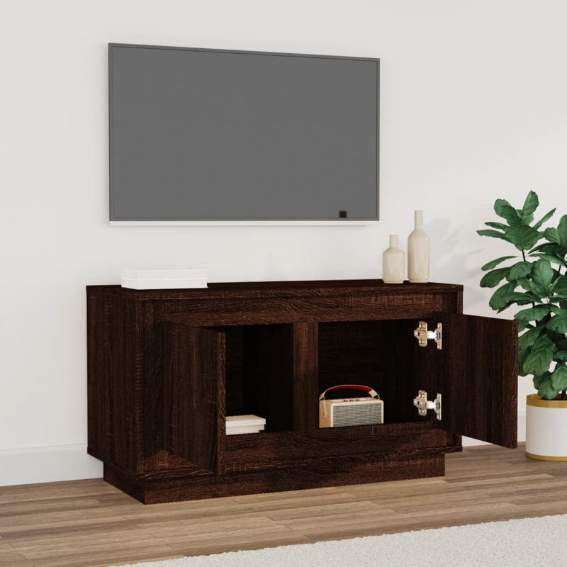 Hakon Unfinished TV Stand, Brown