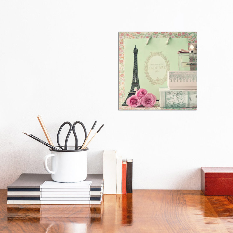 Paris Is Waiting 1 Piece Wall Art on Canvas, 30.48 cm H x 30.48 cm W, Wrapped Canvas