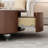 35.4" Round Faux Marble Tabletop Coffee Table