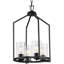 Luminaire suspendu géométrique à 4 lumières-1304569018