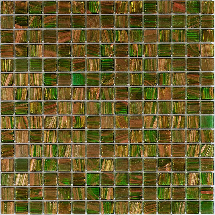 Celestial 0.8" x 0.8" Glass Grid Mosaic Wall & Floor Tile