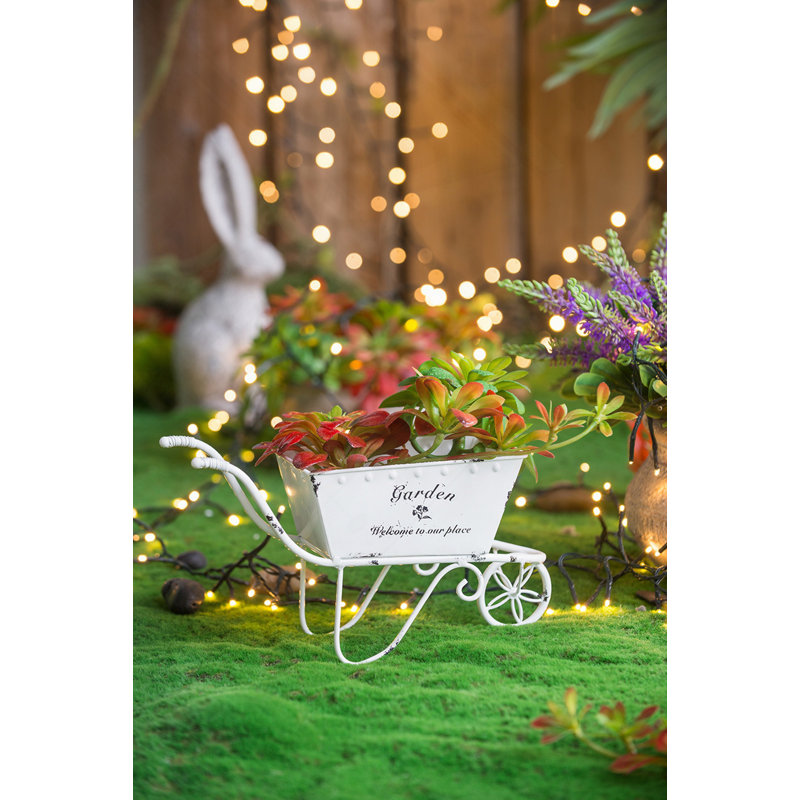 Décoration de table brouette 11,5 x 4 x 7 po