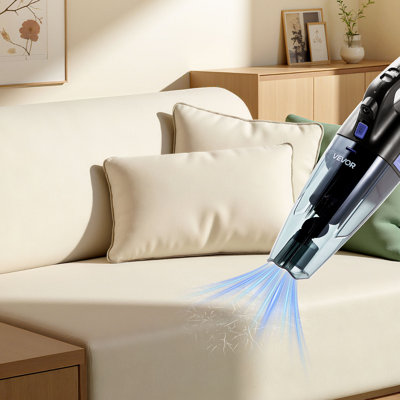 Handheld Vacuum Portable Vacuum Cleaner Cordless with HEPA Filter & Brush
