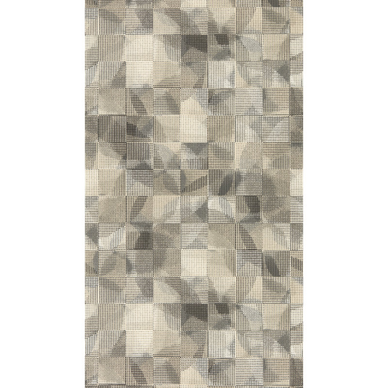 Impatto Vivido 3D Embossed Low Gloss Wallpaper Roll, Charcoal/Linen